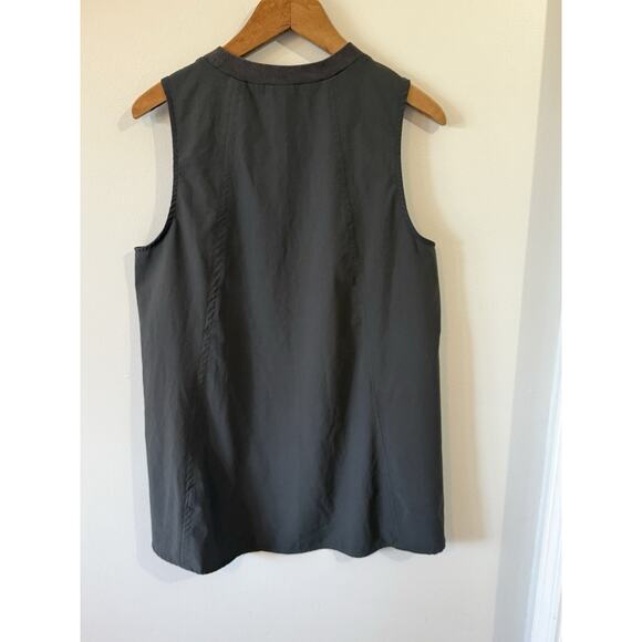 TE VERDE Womens Size Large Sleeveless Wine Purple Wrinkle Free Travel Tank Shirt - Picture 4 of 8